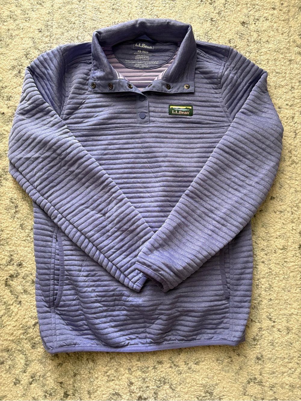 L.L. Bean Women’s Lavender Airlight Knit Pullover NWOT